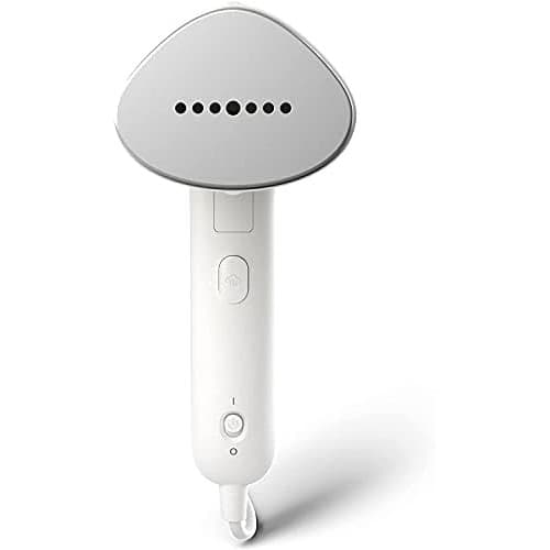 Philips Compact Handheld Steamer 3000 Series - 1000W - 20g/min Continuous Steam - 2M Cord Length - 120ML - Compact & Foldable - White - STH3020/16
