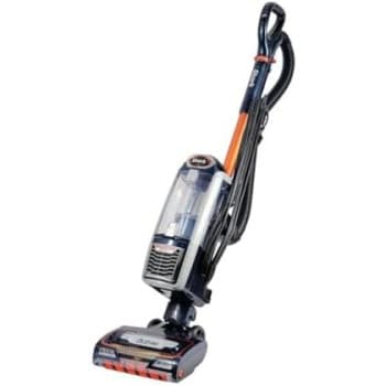 Shark Corded Upright Vacuum Cleaner,0.83L with Anti Hair Wrap Technology & Duo Clean, Pet Model, LED Headlights, 8m Cord, 750W, 2 Attachments, Navy/Orange, NZ801MET