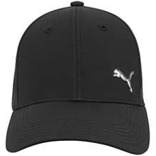 Puma Men Evercat Alloy Stretch Fit Cap Baseball, Black/Silver, L-XL