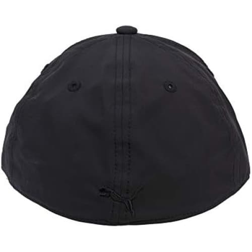 Puma Men Evercat Alloy Stretch Fit Cap Baseball, Black/Silver, L-XL