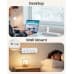 LENCENT Extension Lead with USB Slots, 3 Way Sockets Outlet Power Strips with 2 USB Ports, Universal Plug Adapter with 2M Extension Cord, Charging Station for Home, Office, Individually Switched