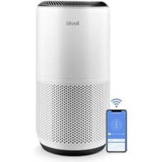 LEVOIT Air Purifiers for Large Home Bedroom 83m², CADR 400m³/h, Alexa Enabled, H13 HEPA Filter with PM2.5 Intelligent Air Quality Sensor, Removes 99.97% Pollen Allergy Dust Smoke Pet, Auto Mode, White