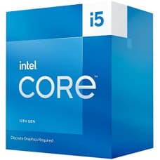 Intel Core i5-13400F Desktop Processor 10 cores (6 P-cores + 4 E-cores) 20MB Cache, up to 4.6 GHz (BX8071513400F)