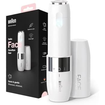 Braun Face Mini Hair Remover FS1000, Electric Facial Hair Removal for Women