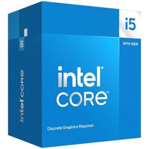 Intel Core i5-14400F Desktop Processor 10 cores (6 P-cores + 4 E-cores) up to 4.7 GHz