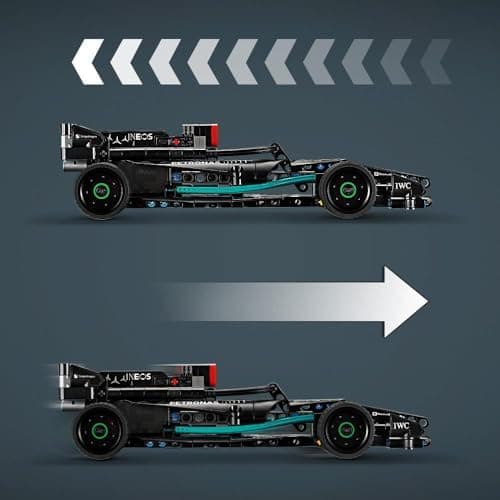 LEGO Technic Mercedes-AMG F1 W14 E Performance Pull-Back Race Car Toy for Kids, Boys and Girls aged 7 Plus Years Old, Pull-Back Model Vehicle Set, Bedroom Decoration, Birthday Gift Idea 42165