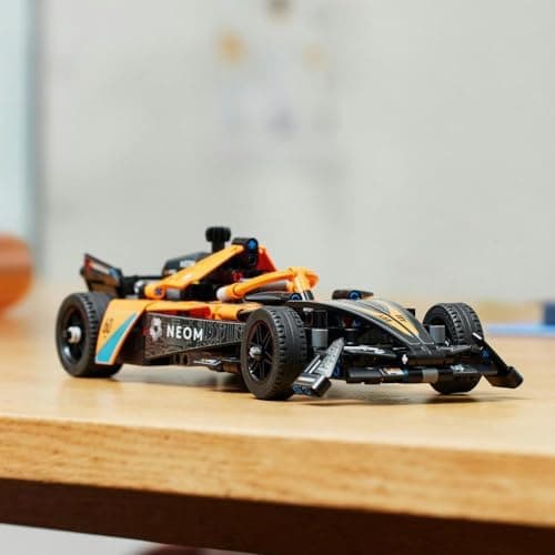 LEGO Technic NEOM McLaren Formula E Race Car Toy for 9 Plus year Old Kids, Boys & Girls, Model Pull-Back Vehicle Building Set, Kids' Bedroom Decoration, Birthday Gift Idea 42169