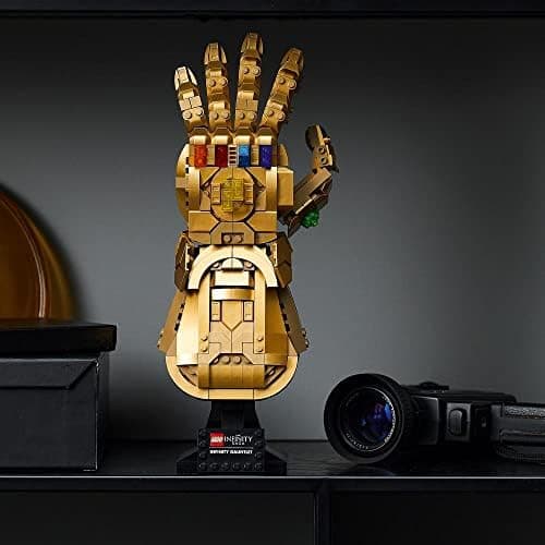 LEGO 76191 Marvel Infinity Gauntlet Set, Collectible Thanos Glove with Infinity Stones, Collectible Avengers Gift for Men, Women, Him, Her, Model Kits for Adults to Build
