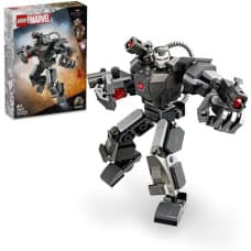 LEGO Marvel War Machine Mech Armour, Buildable Toy Action Figure for Kids with 3 Stud Shooters, Legendary Character from the MCU, Gifts for Boys and Girls Aged 6 Plus Years Old 76277