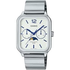 Casio Men's Watch - MTP-M305D-7AVDF White Dial, Silver Band