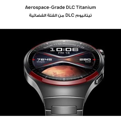 HUAWEI Watch 4 Pro Space Edition smartwatch, Spherical Sapphire Glass, Health at a Glance, eSIM Cellular calling, Fresh-new Activity Rings, Compatible with Andriod & iOS, Space Grey