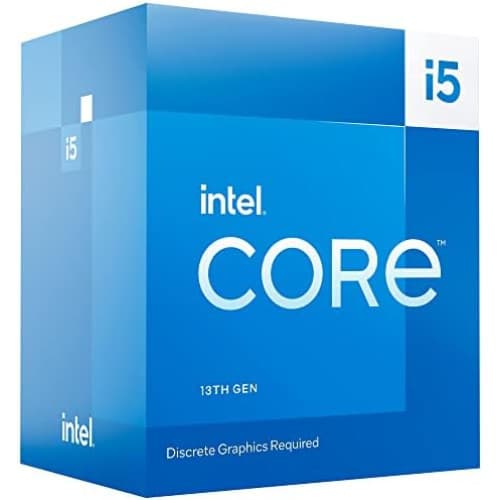 Intel Core i5-13400F Desktop Processor 10 cores (6 P-cores + 4 E-cores) 20MB Cache, up to 4.6 GHz (BX8071513400F)