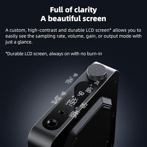 FIIO K11 Compact Desktop R2R architecture DAC and Headphone Amplifier (Black)