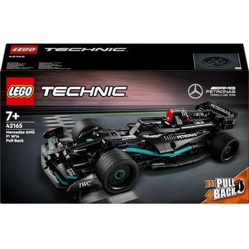 LEGO Technic Mercedes-AMG F1 W14 E Performance Pull-Back Race Car Toy for Kids, Boys and Girls aged 7 Plus Years Old, Pull-Back Model Vehicle Set, Bedroom Decoration, Birthday Gift Idea 42165