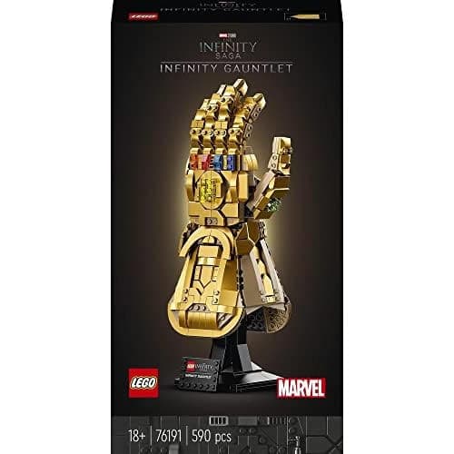 LEGO 76191 Marvel Infinity Gauntlet Set, Collectible Thanos Glove with Infinity Stones, Collectible Avengers Gift for Men, Women, Him, Her, Model Kits for Adults to Build