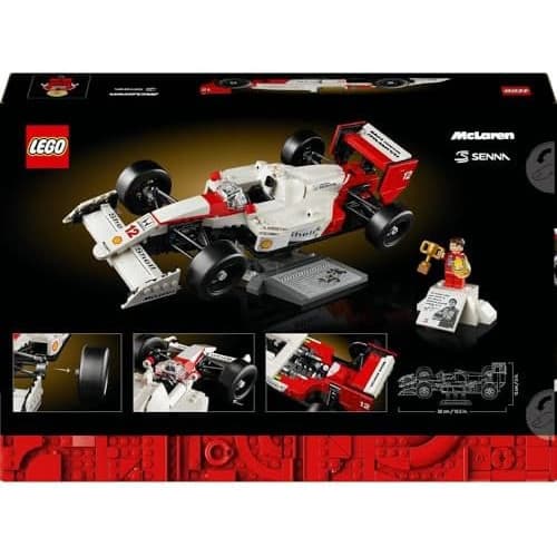 LEGO Icons McLaren MP4/4 & Ayrton Senna Set for Adults 10330