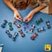 LEGO Minifigures F1 Collectible Race Cars Toys - Get 1 of 12 Mini Car Models with Drivers Helmets & Moving Wheels - Formula 1 Teams incl. Ferrari, Mercedes, McLaren, Red Bull - Mystery Box - 71049