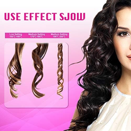 JOKBEN Wireless Automatic Curling Iron with Rechargeable Battery