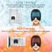 ACWOO Migraine Relief Cap, Reusable Cold Hot Therapy Migraine and Headache Relief Cap, Single-Sided Gel Ice Hot Head Wrap for Chronic Migraine, Tension Headache, Sinus Stress, Puffy Eyes (Black)