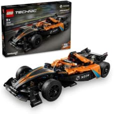 LEGO Technic NEOM McLaren Formula E Race Car Toy for 9 Plus year Old Kids, Boys & Girls, Model Pull-Back Vehicle Building Set, Kids' Bedroom Decoration, Birthday Gift Idea 42169