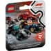 LEGO Minifigures F1 Collectible Race Cars Toys - Get 1 of 12 Mini Car Models with Drivers Helmets & Moving Wheels - Formula 1 Teams incl. Ferrari, Mercedes, McLaren, Red Bull - Mystery Box - 71049