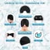 ACWOO Migraine Relief Cap, Reusable Cold Hot Therapy Migraine and Headache Relief Cap, Single-Sided Gel Ice Hot Head Wrap for Chronic Migraine, Tension Headache, Sinus Stress, Puffy Eyes (Black)
