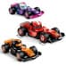 LEGO Minifigures F1 Collectible Race Cars Toys - Get 1 of 12 Mini Car Models with Drivers Helmets & Moving Wheels - Formula 1 Teams incl. Ferrari, Mercedes, McLaren, Red Bull - Mystery Box - 71049