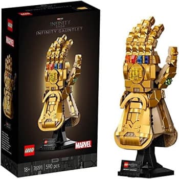 LEGO 76191 Marvel Infinity Gauntlet Set, Collectible Thanos Glove with Infinity Stones, Collectible Avengers Gift for Men, Women, Him, Her, Model Kits for Adults to Build