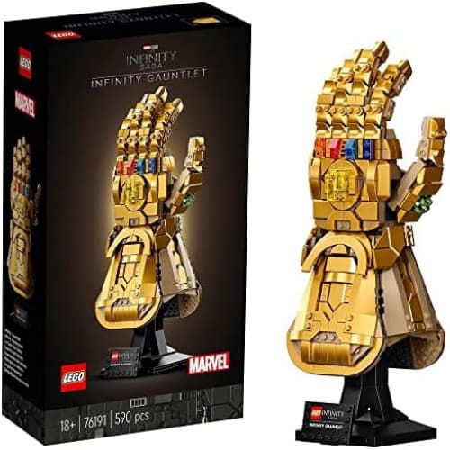 LEGO 76191 Marvel Infinity Gauntlet Set, Collectible Thanos Glove with Infinity Stones, Collectible Avengers Gift for Men, Women, Him, Her, Model Kits for Adults to Build