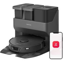 roborock S7 Max Ultra RobotVacuum Cleaner with Auto Mop Washing/AutoDust Emptying/WarmAirDrying/AutoTankRefilling/DockSelf-cleaning Vacuum Cleaner(5500 Pa Active Obstacle Avoidance, App/Voice Control)